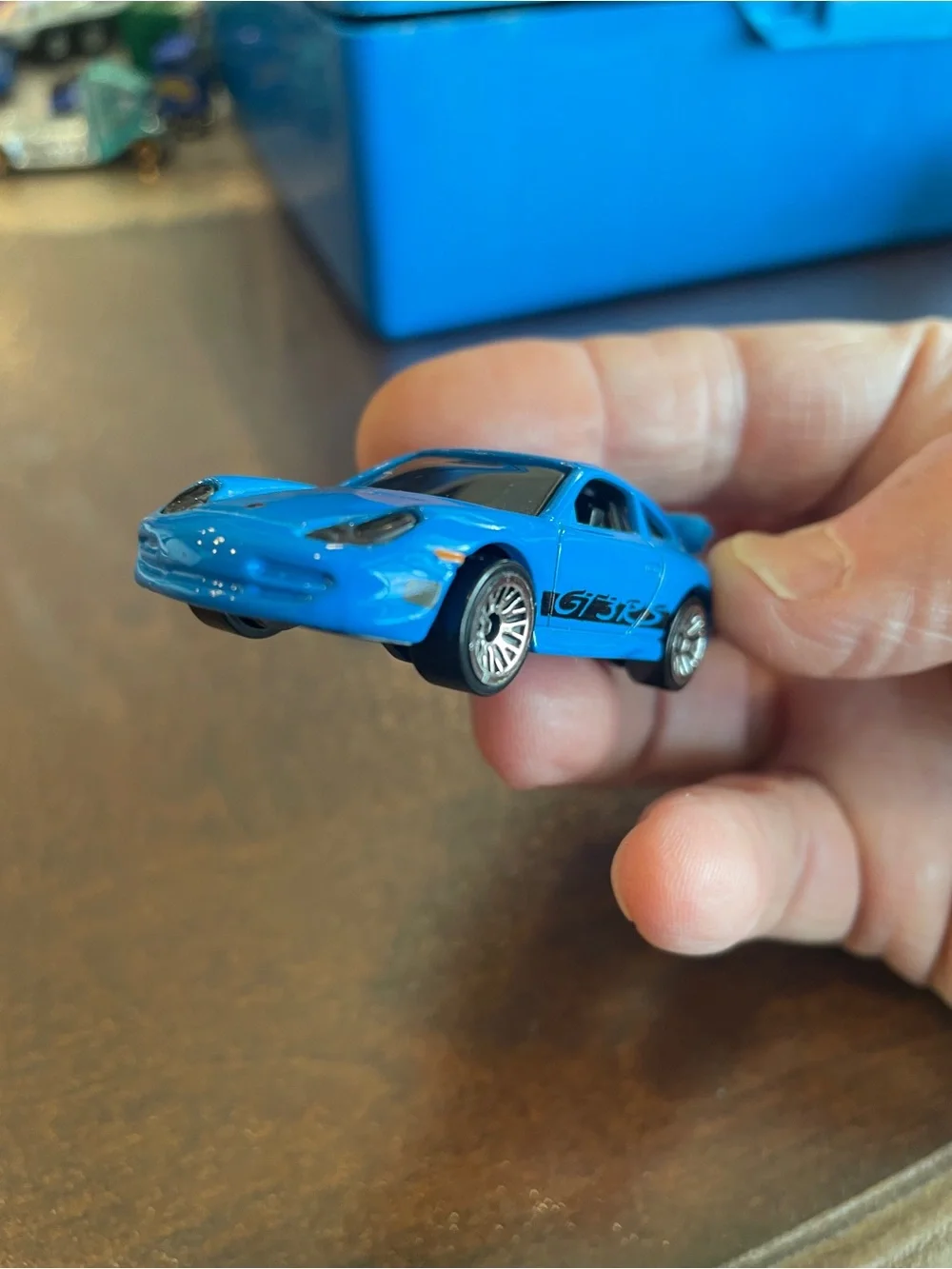 Hot Wheels 2020 Fast & Furious Porsche 911 GT3 RS Blue 1:64 Diecast Car Loose